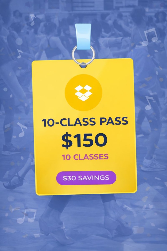 10 - Class Pass (Pay $150 at checkout) | COGSY